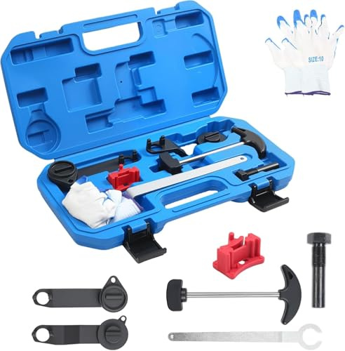 YedZen Zahnriemen Werkzeug Set, 6-TLG Motor Einstellwerkzeug für VAG EA211 1.0 1.2 1.4 1.6L TSI TFSI FSI, T10340 T10494 T10487 T10477 T10499 für VW Audi A3 Jetta Škoda Golf 7 Nockenwellen Werkzeug