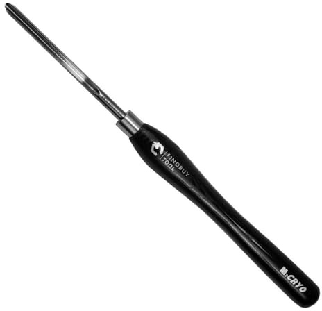 FindBuyTool Wood Turning Tool for Lathe, 1/2 Bowl Gouge Lathe Chisel for Woodturning, M2HSS Wood Lathe Bowl Turning Tools for Woodworking DIY Enthusiasts (1 PC)