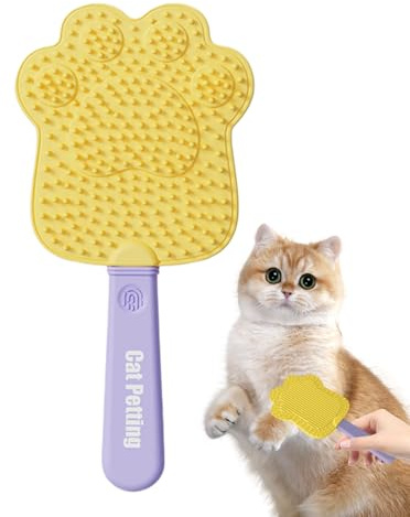 Enlève-Poils Chat Double Face Toilettage Nettoyage Massage | Brosse Enlève-poils pour Chats et Chiens pour Canapé Tapis Vêtements Maison