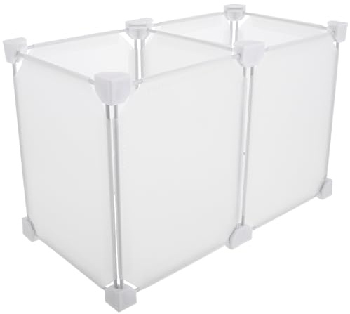 Séparateur Tri Plastique de Blanc Rangement et Congélateur | Organisation Pratique, Installation Facile, Usage Réfrigérateur la Cuisine, Séparation Nette, Accessoire Frigo