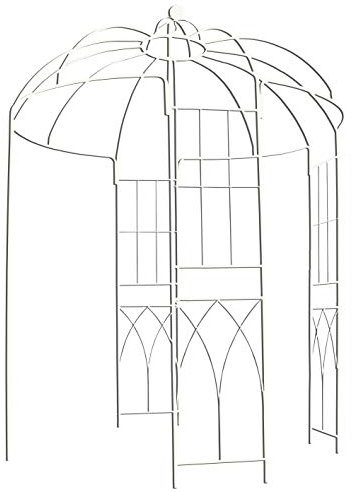 Outdoor Gazebo Birdcage Heavy Duty 9ft High x 6ft Wide Pergola Gazebo Archway