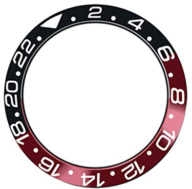 SHEAWA - Lunetta in ceramica di ricambio, accessorio ad inserto per orologio Rolex GMT da 40 mm (6)