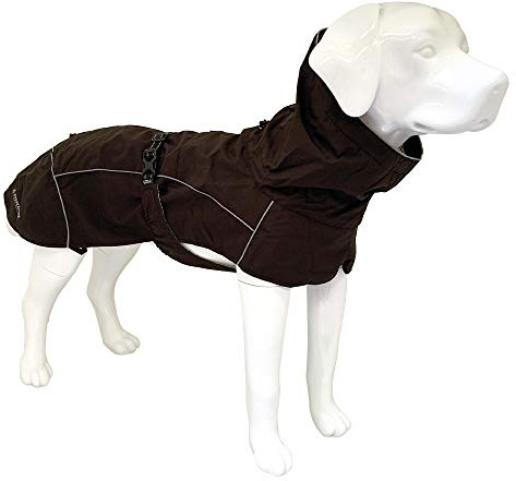 Croci Hiking Hundemantel, wasserdicht, Makalu, temperaturregulierendes Futter, Schwarz, 40 cm