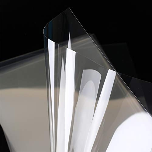 30 Sheets Transparency Film for Inkjet Printer Transparency Paper Transparent Inkjet Printing Film Paper Clear Printable Film Paperfor Overhead Projector Silk Screen Printing