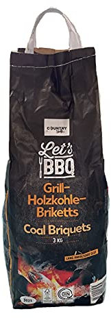 Let´s BBQ Grillbriketts Coal Briquets 3 KG