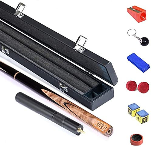 Billardqueues Professionelle Pool-Queue-Stick - 57 Zoll kanadischer Ahorn Professioneller Billard-Pool-Stick, Billard-Pool-Queue-Stick (10 mm Spitze, 18-21 oz) GCSQF210826(Color:B;Size:10mm Tip)