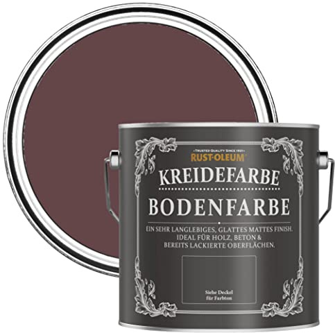 Rust-Oleum Dark Purple Scratch-Proof Floor Paint in Matt Finish - Mulberry Street 2.5L