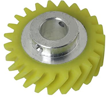 ZCZQC W10112253 Mixer Worm Gear Replacement for KitchenAid Mixers Replaces WPW10112253 4162897 4161531 4169830 1206513 AH1491159, Yellow