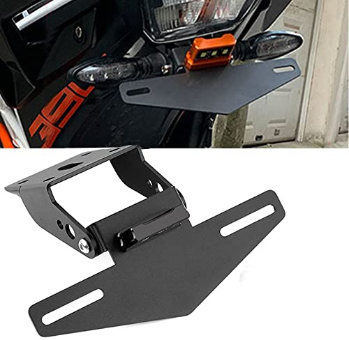 125 Duke Motorrad Kennzeichenhalter | Für Duke 125 250 390 DUKE390 2017-2023 Schwarz