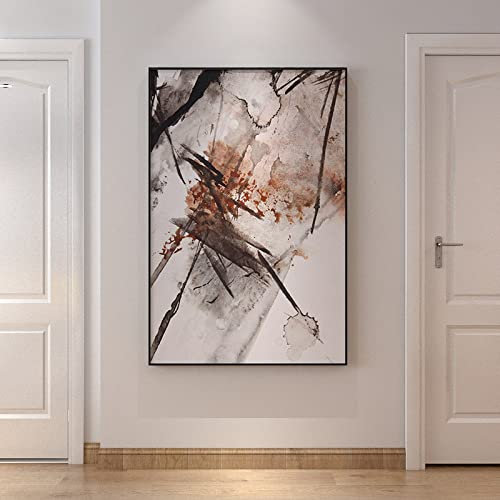 Handgemaltes Ölgemälde Auf Leinwand Wandkunst Impressionismus-Tinte Vertikal Dick 3D-Textur Abstraktes Ballett Wandkunst Bilder Für Wohnzimmer Heimdekoration Villa Restaurant Studio