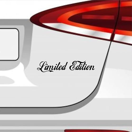 Generisch Limited Edition Aufkleber Sticker Spruch Text Tuning rar selten treffen Farbe: Silber 20x4cm
