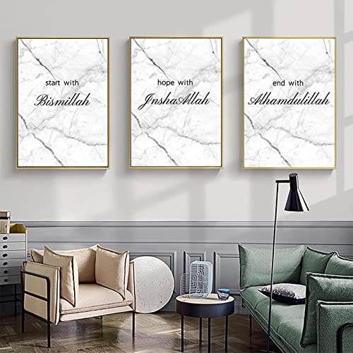 PYNVDD Leinwandposter, Moderne Minimalistische Abstrakte Wandkunst, Böhmisches Posterset Geometrische Wanddekoration - Kein Rahmen (Stil-2,50x70cm*3)…