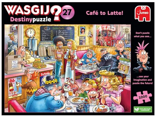 Wasgij, Destiny 27 - Von Café zu Latte!, Puzzle 1000 Teile Erwachsene