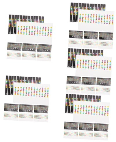 Abaodam 40stücke Teiliges Gitarren Griffbrett Aufkleber Für Anfänger Transparente Schwarze Fretboard Sticker Leicht Abziehbar Zum Erlernen Von Akkorden Und Noten Für Folk Gitarre