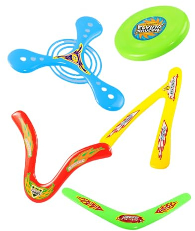 CHUANGOU Boomerang, Boomerang Extérieur, Boomerang Sport, Boomerang Toy, Ensemble Boomerang, Boomerang (5 Pcs)