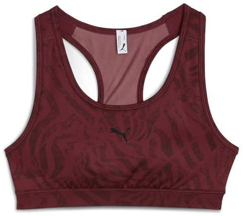 PUMA dam 4keep BH – vadderad – randig tryckt band bh (paket med 1)