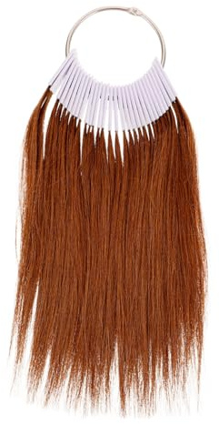 VALICLUD 30pièces Échantillon de Coloration Capillaire Humaine Nuancier de Test pour Coiffure Mèche de Cheveux Vrac pour Test de Couleur Fournitures pour Salons