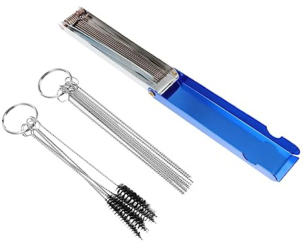 Amosfun 3sätze Vergaserreiniger Set Mit Drosselklappenreiniger Und Reinigungswerkzeug Inklusive Bürste Und Reiniger Für Motorrad Und Maschine Edelstahl Reinigungsset Für Feine Düsen Und