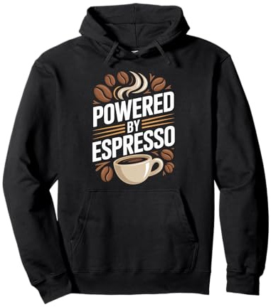 Mug Lover Powered by Espresso Coffee Beans Sweat à Capuche