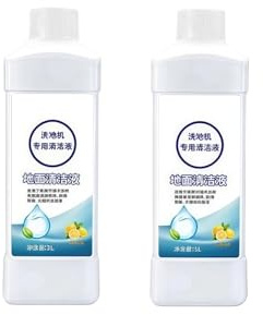 1L 5L Lemon Scent Floor Cleaning Solution, Compatible With Narwal Floor Washer Machine, Concentrated Floor Cleaner Liquid, Streak-Free, Non-Toxic & Not Damaging Hardwood Tile Floors(2PCS 1L)