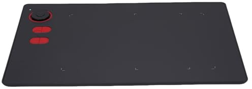 TIKATARER Grande Tablette à Dessin 10 X 6 Pouces, sans Batterie, Stylet à Pression 8192 Niveaux, Tablette d'art Numérique, 4 Touches de Raccourci pour PC et, Idéale pour Le Dessin, l'écriture et