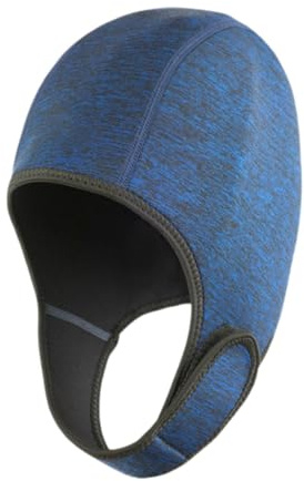 Hellery Gorro de Buceo, Gorro de Baño de 2 Mm, para Hombre Y Mujer, Gorro Térmico Cómodo, Gorro de Surf para Vela, Piragüismo, Kayak, Natación Y Snorkel, Azul