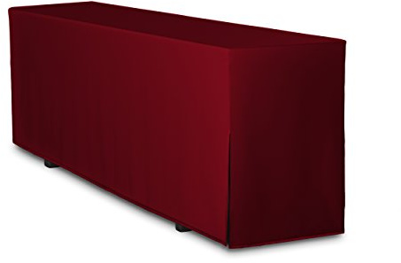 TexDeko 2er Pack Biertischhussen Premium 220 x 50cm Bordeaux für Bierzeltgarnitur | blickdichte Hussen für Festzeltgarnitur, strapazierfähig in Gastronomie-Qualität, EU-Produkt