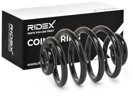 RIDEX 188C0024 2x Federn Fahrwerksfedern Hinten Kompatibel mit VW SHARAN 7M8, 7M9, 7M6 V03940001FE033 1065400 7M0511115K