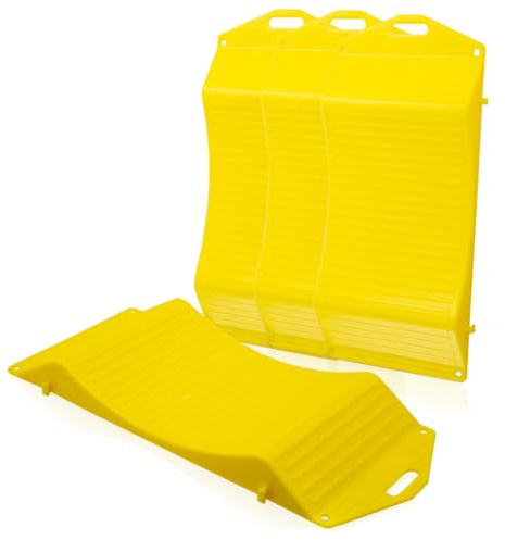 BITUXX® Reifenschoner Reifenschutz Reifenschuhe Reifenunterlage Standplatten (2 Paar)