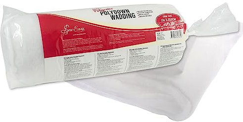 Sew Easy Quilt-Polydown-Wattierung, 100% Polyester, waschbar, Kinderbettgröße 152 x 114 cm (NLW.101)