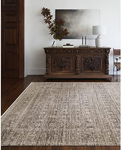 Livabliss x Becki Owens Margaret Vintage Rug – 160x240 cm, Brown & Charcoal