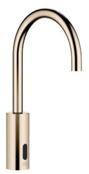 Dornbracht META Waschtischarmatur, Batterie-/Netzbetrieb, Ausladung 165mm, 44521660-47, Farbe: Champagne