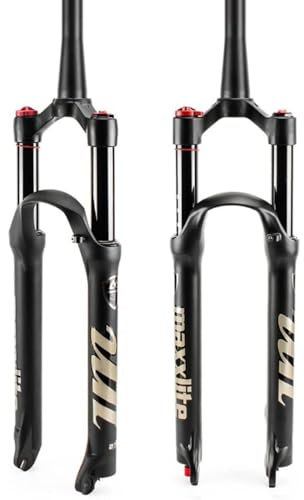 Forcelle per biciclette MTB 26 27,5 29 pollici, lega di alluminio 28,6 mm Regolazione del rimbalzo del tubo dritto 120 mm Sospensione della bicicletta Forcella della bicicletta,Manual lock b,29inch