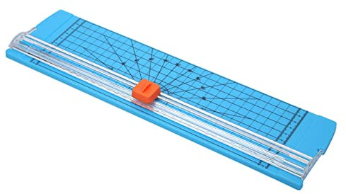 Papierschneider A4 / A5. Papierschneider Trimmer Die Schneidemaschine Scrapbooking Präzision Fotoschneider Papier Trimmerblatt Schneidemaschine Zufällig Worklion papierschneider (Size : Blue)