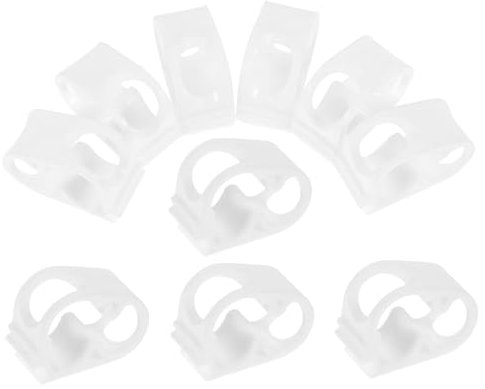 Healeved 10 Pcs Silicone Hose Water Flow Control Tube Clips for Laboratory and Use, Soft Flexible Tube Valves Set for Precise Liquid Flow Management