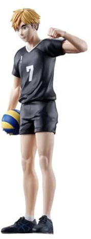 Jiumaocleu Haikyuu Miya Atsumu Figure Statue Model, 19cm Standing Pose Volleyball Anime Action Figure Sculpture, PVC Desktop Figure Handmade Collectible Decoration