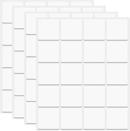 sourcing map 80 puntos de cinta adhesiva de doble cara, nano puntos adhesivos de dos caras, adhesivos cuadrados transparentes de montaje extraíble, sin rastro, para manualidades, decoración de