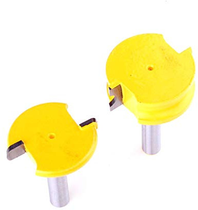 BTYQKZVPM Fräsersatz Set für Holzbearbeitung ， Fräser-Bits, 8 mm Schaft, 1/4 Zoll Durchmesser. Kanu-Flöte und Perlen-Kanu
