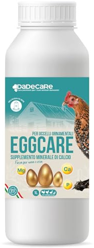 DADECARE Eggcare Vogelkalzium, 1 l, mit Mineralien und Vitaminen, gesunde Eier und robuste Schalen, stärkt die Knochen, geeignet für alle Entwicklungsstadien