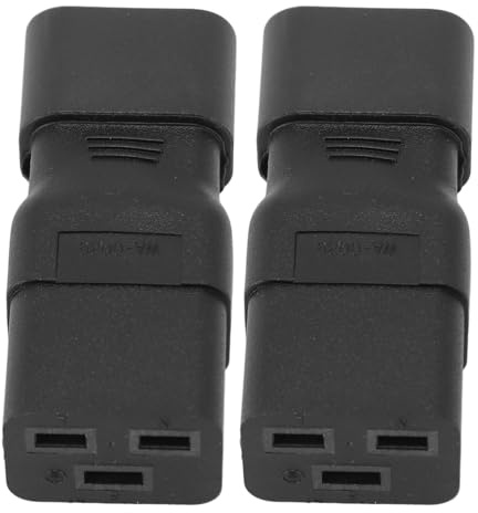 lvifloae Adattatore IEC 60320 C14 Maschio a C19 Femmina Connettore di Alimentazione per PDU Server UPS Switch di Rete e Attrezzatura IT ad Alta Potenza