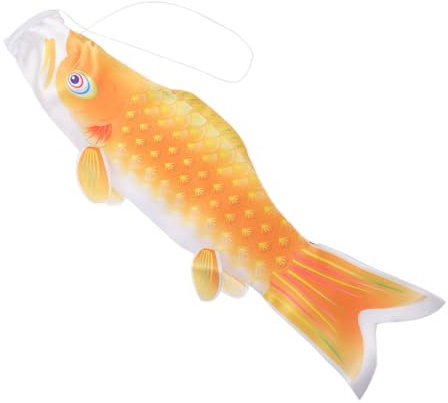 COOPHYA Hängende Fischdekorationen Für Draußen Realistischer Koi-Fisch-windsack Dekorativ Für Garten Windsack Aus Strapazierfähigen Materialien Für Sommer Und Festival Japanisches Design h
