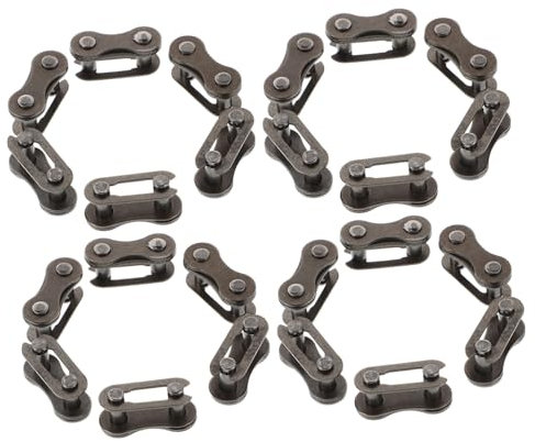 TOYANDONA 40piezas Hebilla De Cadena De Bicicleta Reutilizable Para Acoplamiento Rápido Oscuro Para Bicicletas Sola