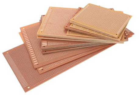 Garneck 32 Piezas Placas Tablero de Soldadura Circuitos Electrónicos Proyectos de Bricolaje Placas de Experimentación Lado Material Robusto y Duradero