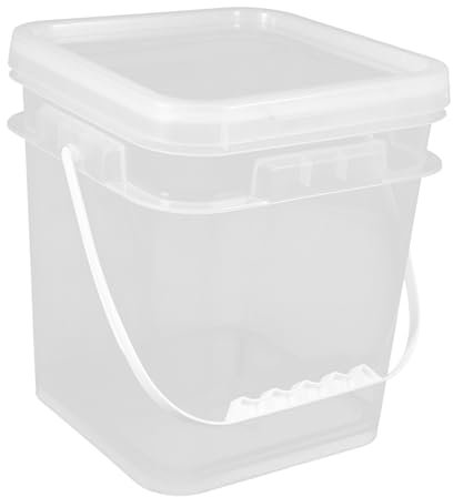 Luxshiny Hand-farbeimer Aus Kunststoff Wiederverwendbarer Farbaufbewahrungsbehälter Mit Deckel Praktischer Farbmischeimer Für Indoor Und Outdoor Nutzung Langlebiger Multifunktionseimer