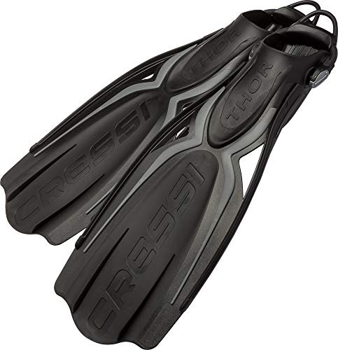 Cressi - ABE 155036/391 ABE 155036/391 : Tauchflossen Schwimmen Thor EBS Farbe Schwarzgrau Size XS-S