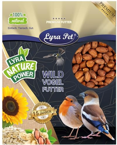Lyra Pet® 20 kg Erdnusskerne mit Haut Vogelfutter Wildvögel Erdnüsse