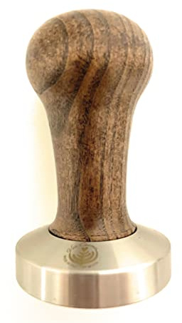 VIA CREMA Kaffee Tamper 58 Mm. Siebträger Tamper. Coffee Tamper Made in Italy By Motta (Tamper 58Mm, Brown) Kaffeemaschine Siebträger Zubehör