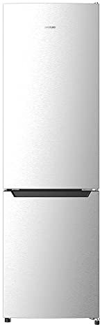 Cecotec Frigorífico Combi 2 Puertas Bolero CoolMarket Combi 250 Inox E. 250 L, Altura 181 cm y 55 cm de Ancho, Bajo Consumo, Sistema Multi Air Flow, Total No frost y 2 Cajones