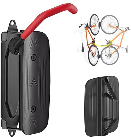 Mimoke Swivel Bicycle Wall Mount - Bicycle Hanger - Vertical Bike Rack- Bicycle Storage for the Garage - MTB & Road Bike