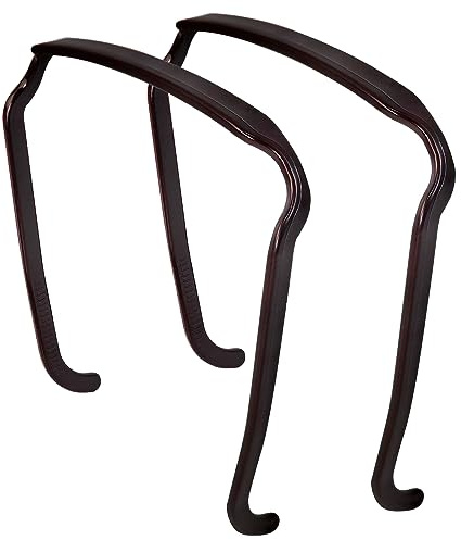 Qufiiry Serre Tete Lunette, 2 pièces Marron Bandeau Épais Bouclés, Serre Tete Lunette de Soleil, Outil de Fixation de Coiffure Accessoires de Style pour Hommes et Femmes